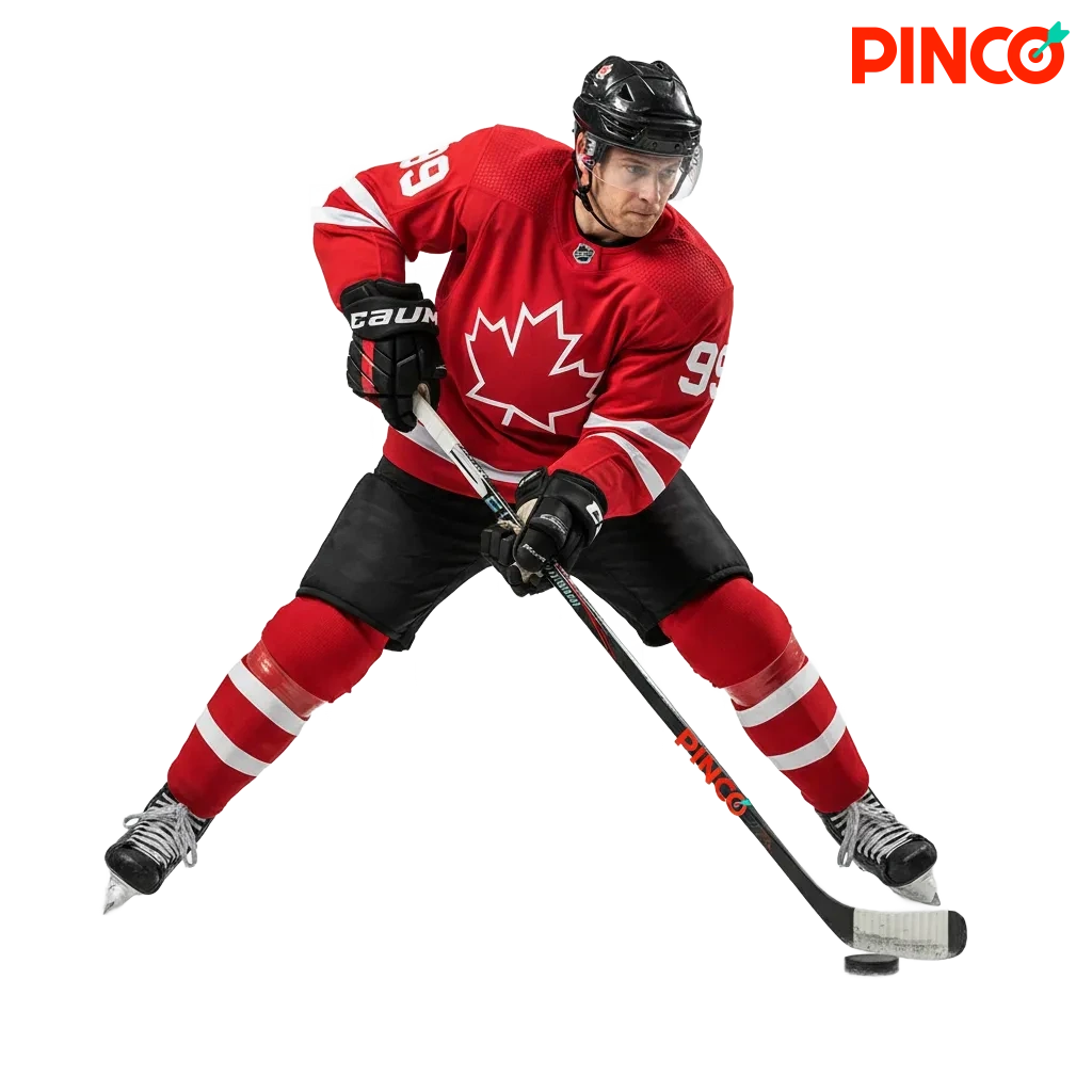 Pinco Canada ice hockey betting with live NHL, AHL, CHL, NCAA odds, parlays, cash out, $250 first-bet bonus.