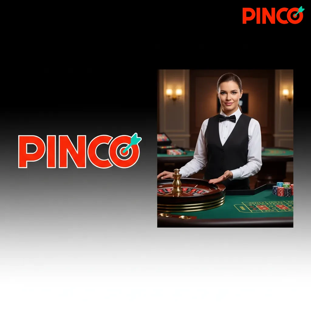Casino en direct Pinco: croupier en studio, chat en direct; blackjack, roulette, baccarat, hold’em et jeux télévisés en CAD.