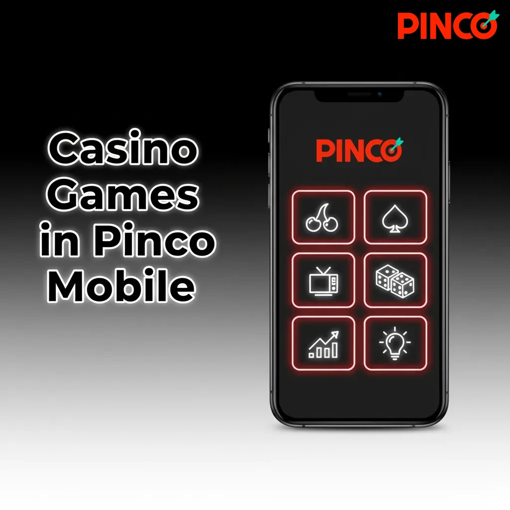 Pinco Mobile casino lobby with slots and live dealer, Megaways titles, Lightning Roulette, Mega Moolah, provider filters.