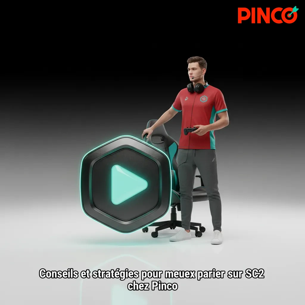 Infographie de conseils pour parier sur SC2 chez Pinco: bankroll, cotes, formats, méta, cartes, matchups, live, journal.