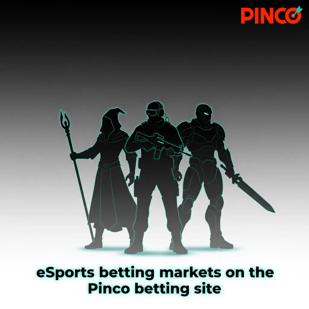 Pinco betting site showing esports markets for Dota 2, CS2, StarCraft, and LoL with live odds, props, and handicaps.