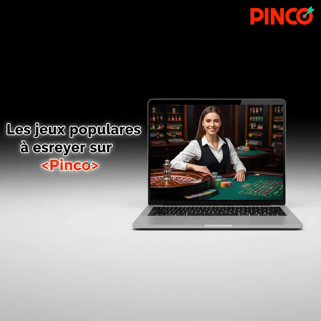 Montage de vignettes de jeux de casino populaires sur Pinco: Starburst, Book of Dead, Gates of Olympus, Sweet Bonanza.