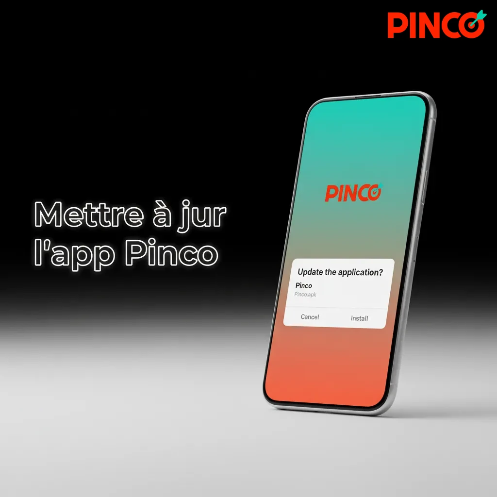 Mise à jour de l’app Pinco: Android APK, iOS PWA via rafraîchissement; compte et historique préservés.