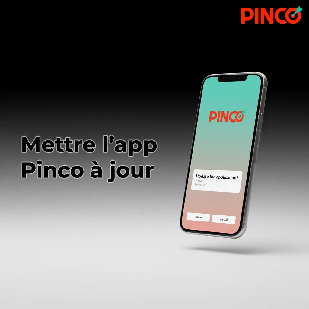 Écran de l’app Pinco indiquant des mises à jour automatiques côté serveur, sans action manuelle ni interruption.