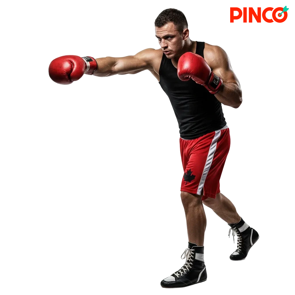 Visuel de paris MMA sur Pinco au Canada, UFC/PFL, cotes en temps réel, mise sur vainqueur, méthode, rounds et totaux.