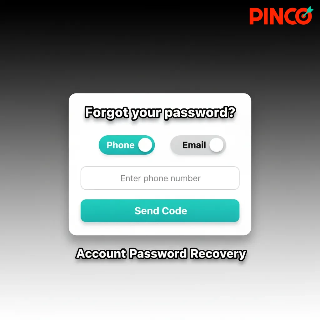 Account Password Recovery: Forgot Password, enter email/phone, choose email/SMS, set new password, then enable 2FA.