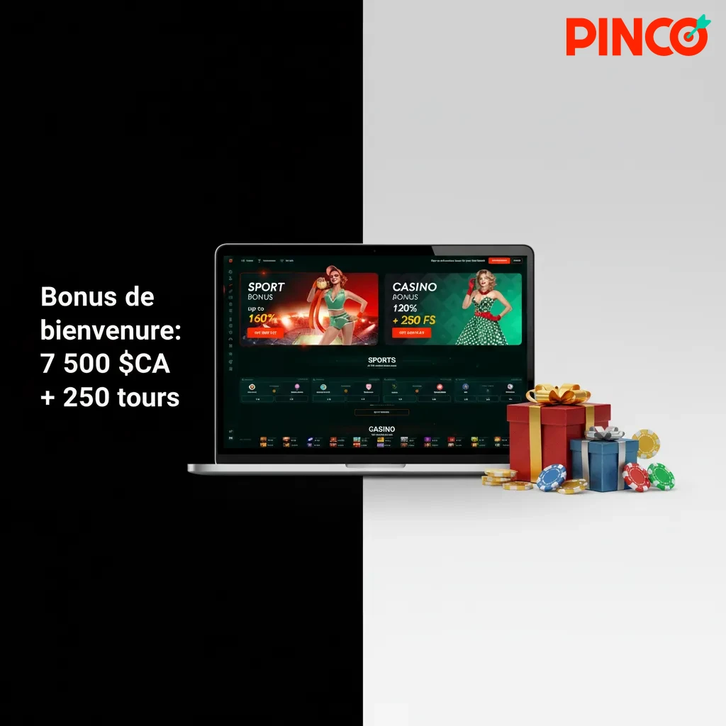 Bannière bonus: jusqu’à 7 500 $CA + 250 tours gratuits pour jeux en direct; conditions et mises s’appliquent.