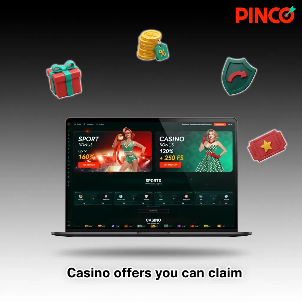 Casino promo banner listing Tuesday Reload, Free Spins Friday, Weekend Cashback, High Roller Boost, and Daily Drops.