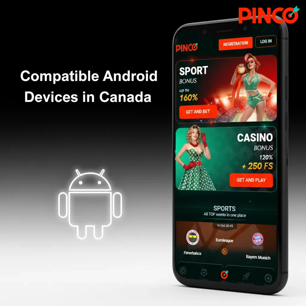 Compatible Android devices in Canada: Galaxy S21–S23, Pixel 6–7a, OnePlus 9/10 Pro, Moto G Power, Galaxy A54, Pixel 5