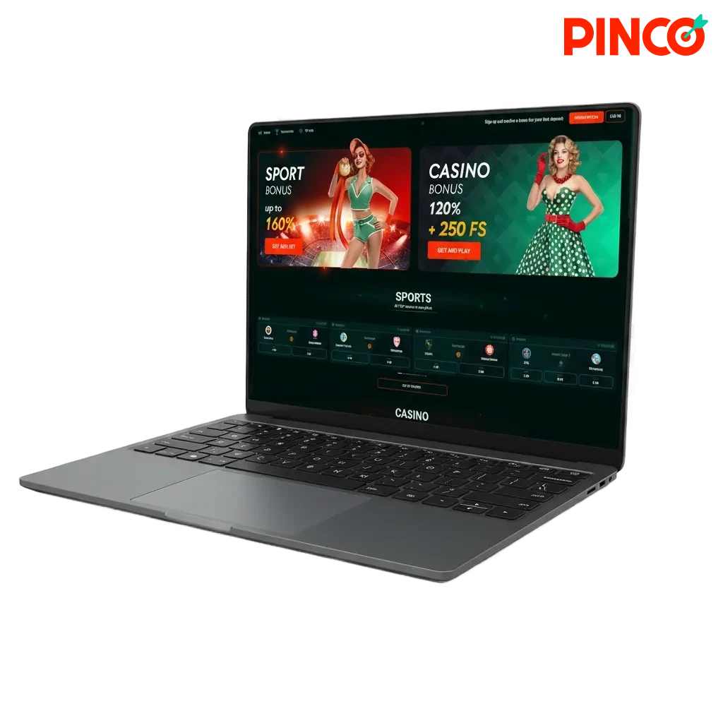 Pinco download for Windows and Mac; desktop casino app with live roulette, slots, table games, faster loads, full-screen play