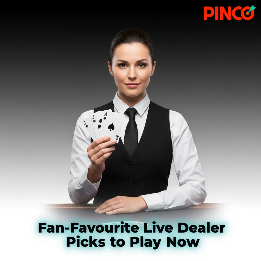 Banner showcasing fan-favourite live dealer games: Lightning Roulette, Blackjack, Baccarat, Crazy Time, Mega Ball.