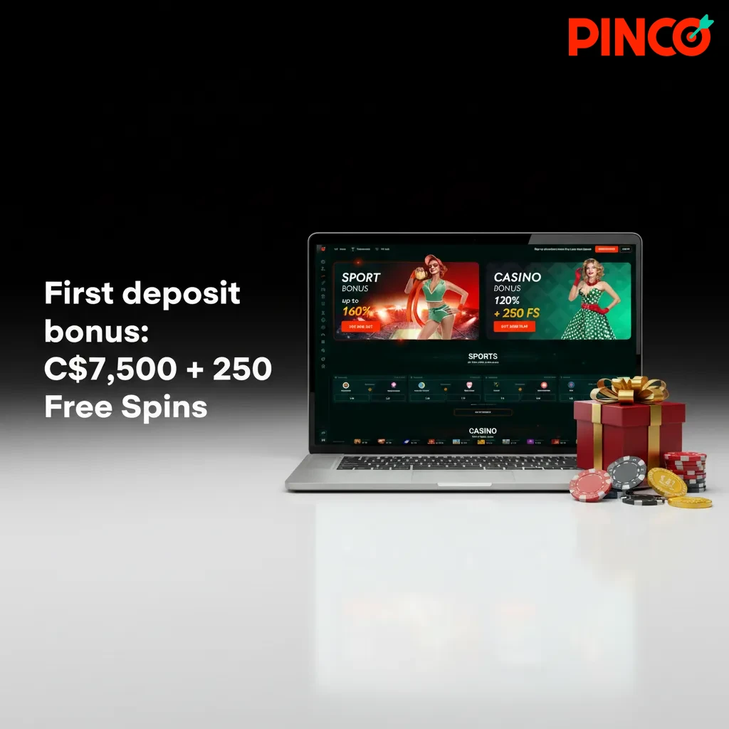 First deposit bonus: 100% up to C$7,500 + 250 Free Spins. C$20 min deposit, 35x wagering. Casino welcome offer.