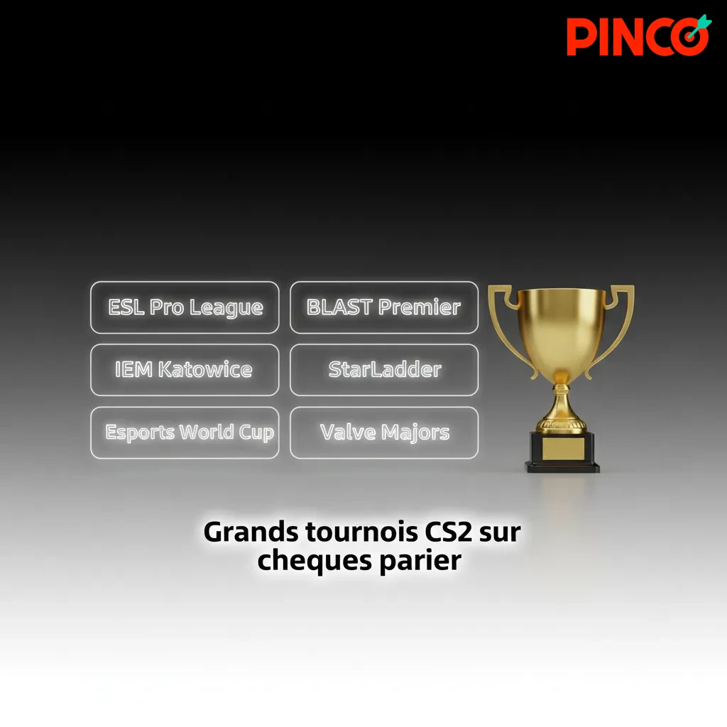 Panorama des tournois CS2 pour parier: Majors, ESL Pro League, BLAST Premier, IEM Katowice, EWC, StarLadder