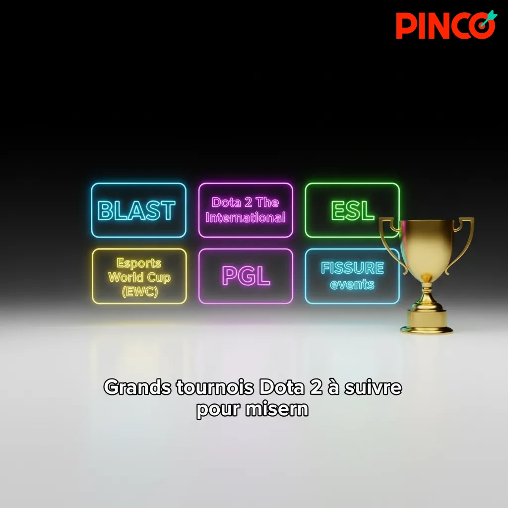 Calendrier Dota 2 des grands tournois TI, BLAST, ESL, EWC, PGL et FISSURE pour des paris informés.