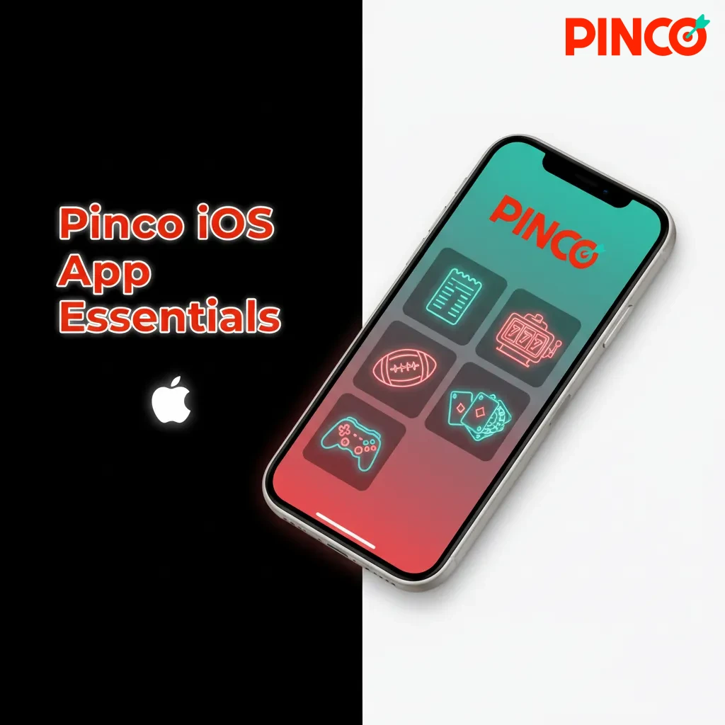 Pinco iOS app for iPhone and iPad: free, iOS 13+, 150MB; mirrors website with betting, casino, payments, account tools.