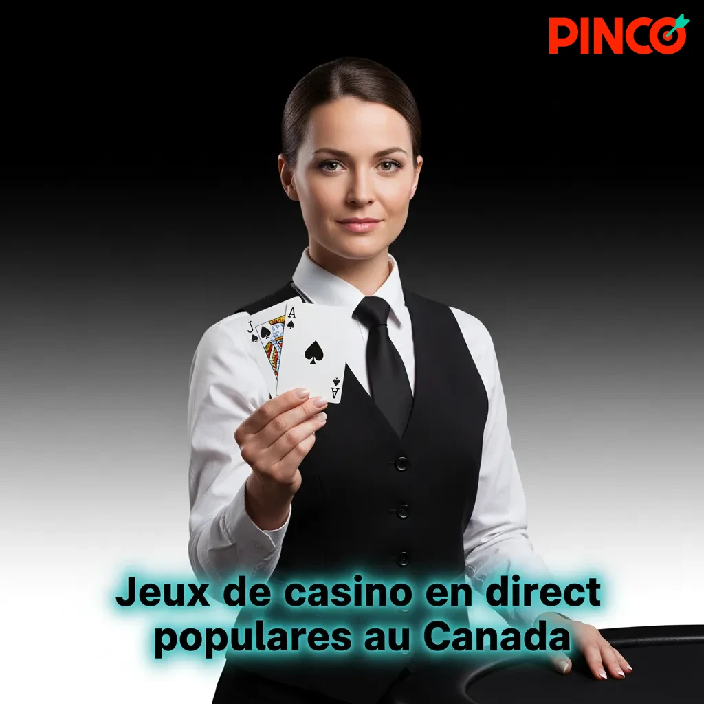 Sélection de jeux de casino en direct au Canada: Lightning Roulette, Infinite Blackjack, Speed Baccarat, Crazy Time.