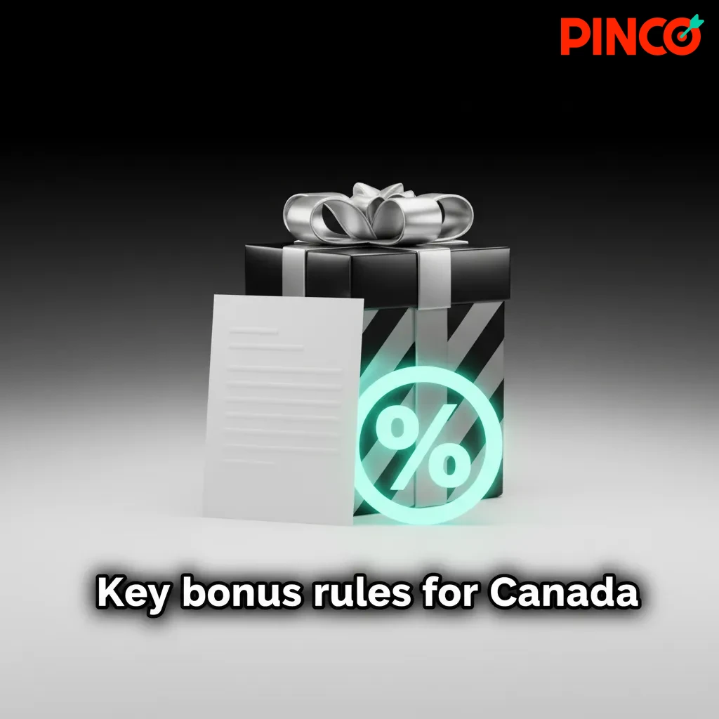 Infographic: Canada bonus rules—age 18/19+, 1 per user, C$20 min deposit, 35x wagering, odds 1.80+, 7-day expiry, max C$5 bet