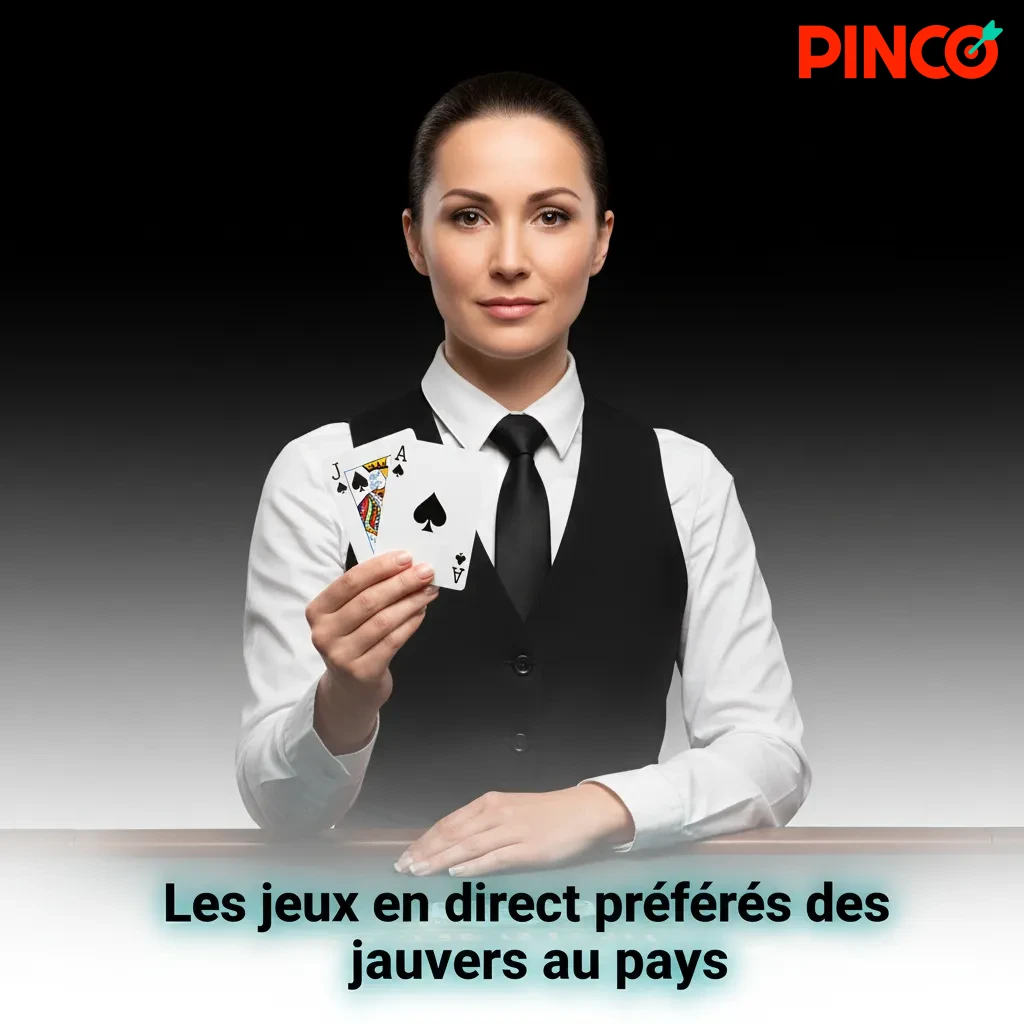 Sélection de jeux de casino en direct Pinco populaires au Canada: Lightning Roulette, Blackjack, Baccarat, Crazy Time.