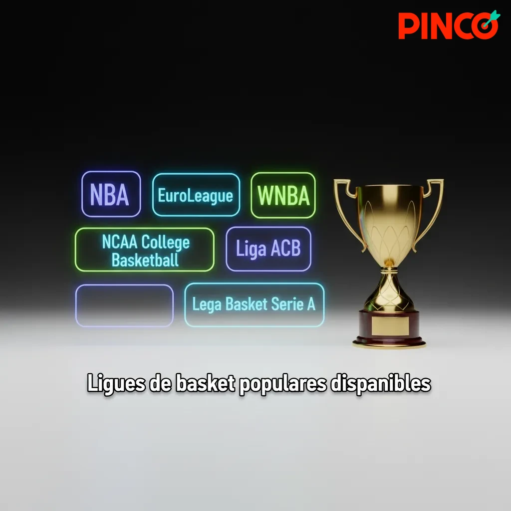 Bannière des ligues de basket pour parier: NBA, WNBA, NCAA, EuroLeague, FIBA, CEBL, G League; saison, séries et tournois.