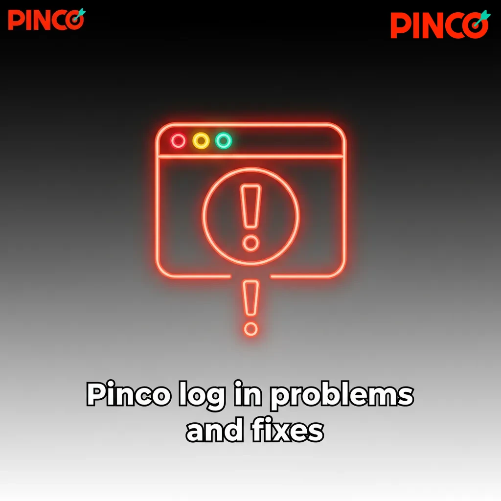 Table of Pinco login issues and fixes: incorrect email/password, 2FA not arriving, account locked, KYC pending, VPN/location.