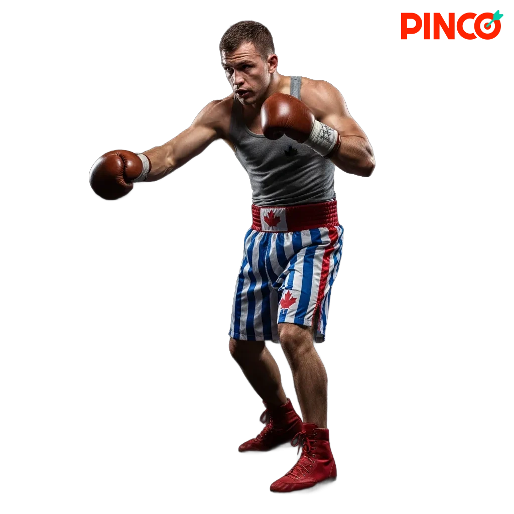 Pinco MMA betting screen with odds for main card and prelims, live markets, cash out, and welcome bonus