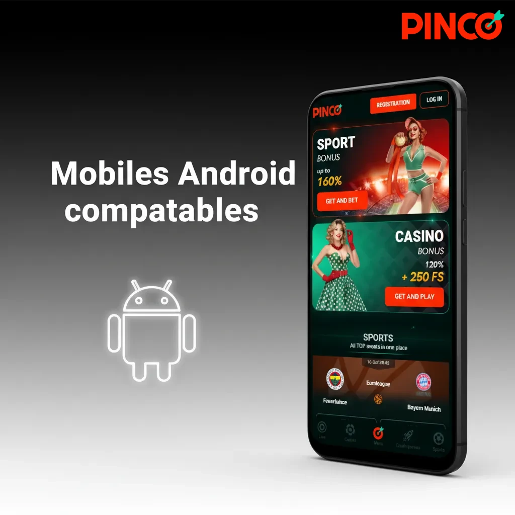 Mobiles Android compatibles: Galaxy S10, S20/S20 FE, S23, A52; Pixel 4, 6, 7, 8; OnePlus 8, 10T; 2 Go RAM min, Android 7+.