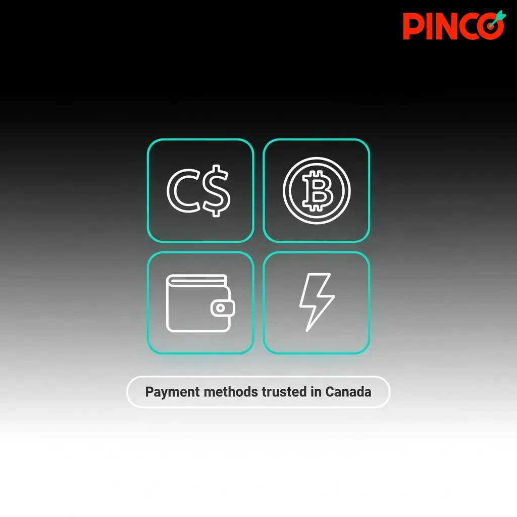 Secure Canadian payment logos: Interac e-Transfer, Interac Online, Visa, Mastercard, iDebit, Paysafecard, bank transfer.