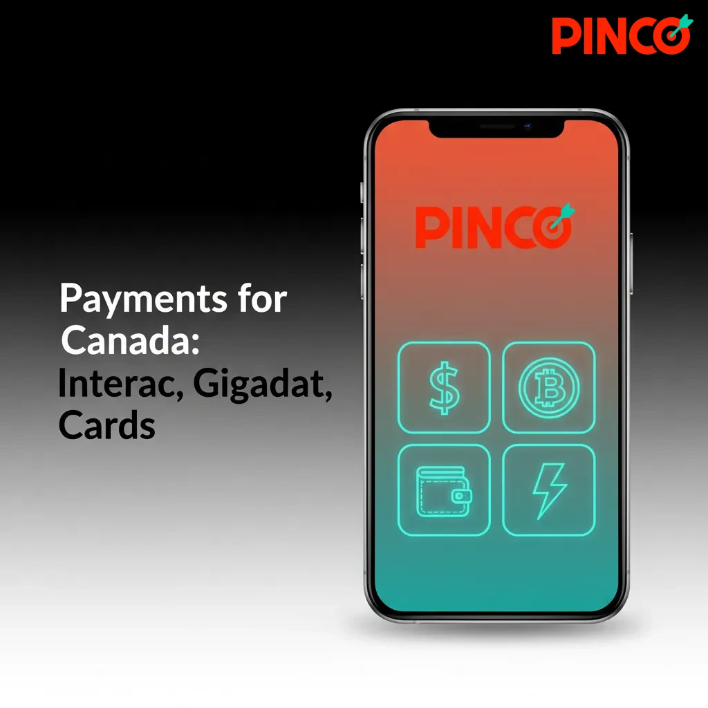 Canada payments: Interac e-Transfer, Gigadat, Visa, Mastercard. Deposits from C$10; withdrawals from C$20; to C$5,000.