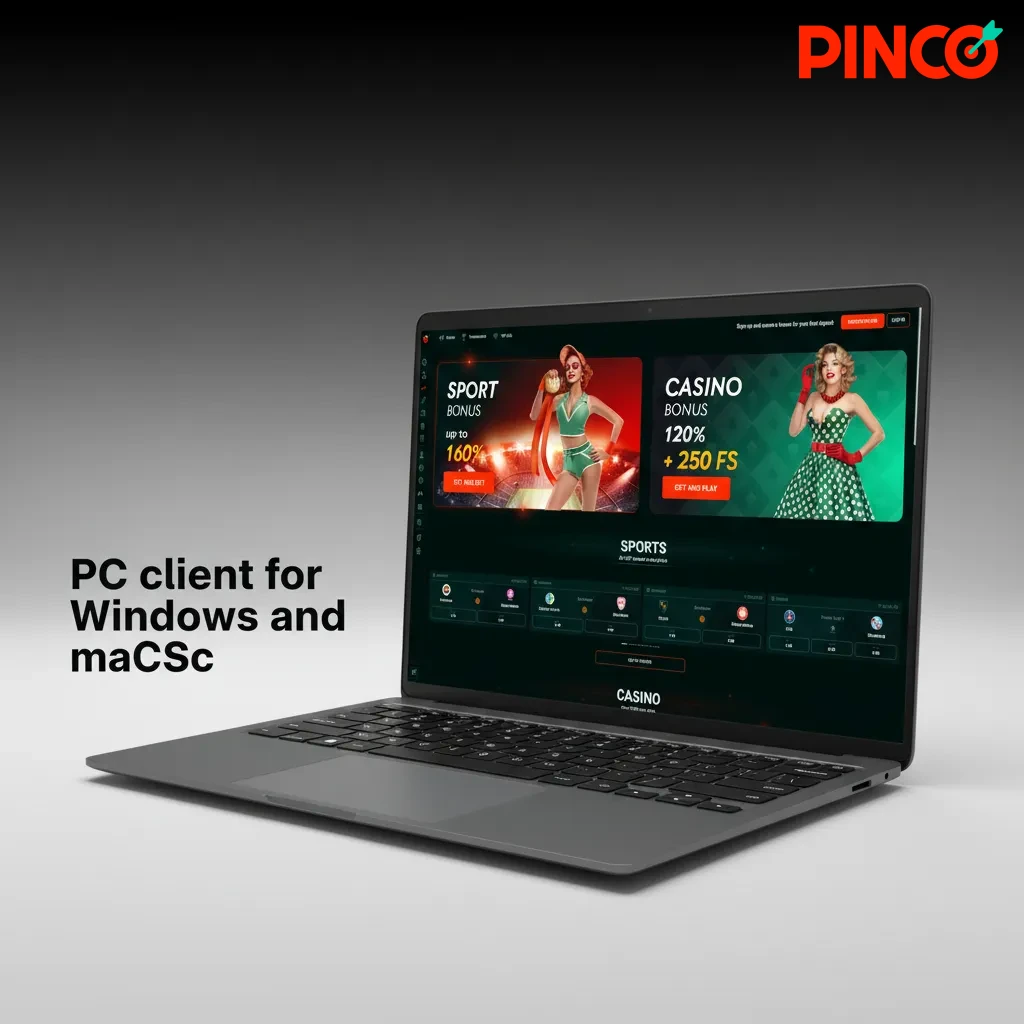 Bet and play casino on Windows and macOS through the official website; no separate desktop client required.