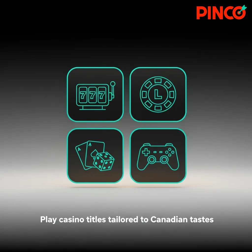 Canadian-themed casino banner with slots, live blackjack, roulette, jackpots, video poker, craps, and instant wins.
