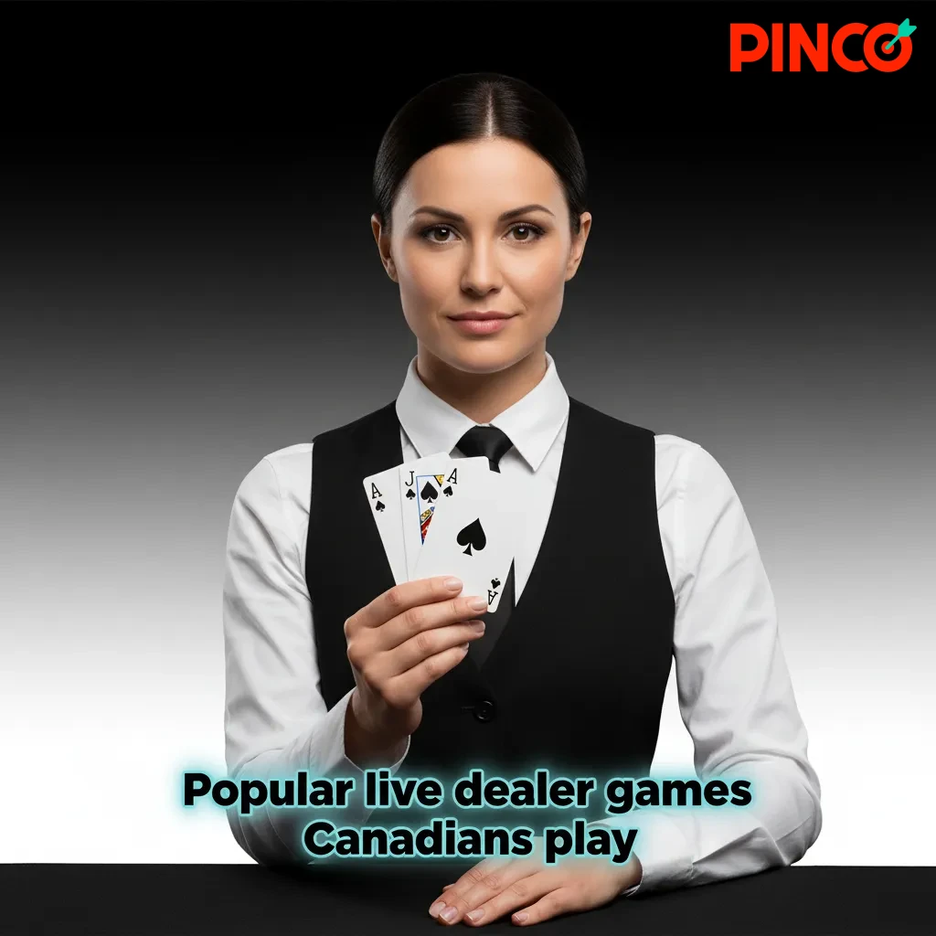 Top live dealer games Canadians play: Lightning Roulette, Infinite Blackjack, Speed Baccarat, Crazy Time, Mega Ball.