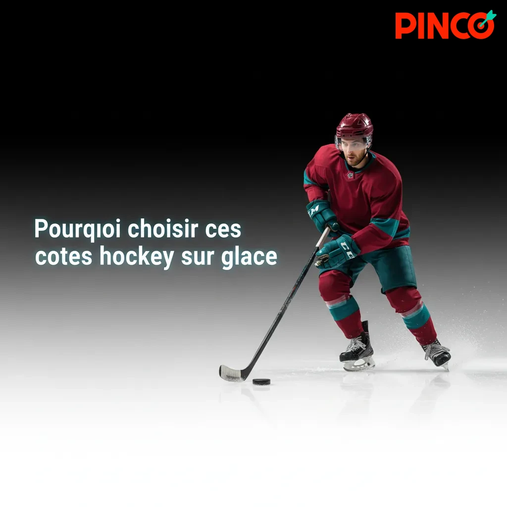 Visuel Pinco sur cotes hockey sur glace: marchés clés, paris joueurs, live, cash out et outils d’analyse.