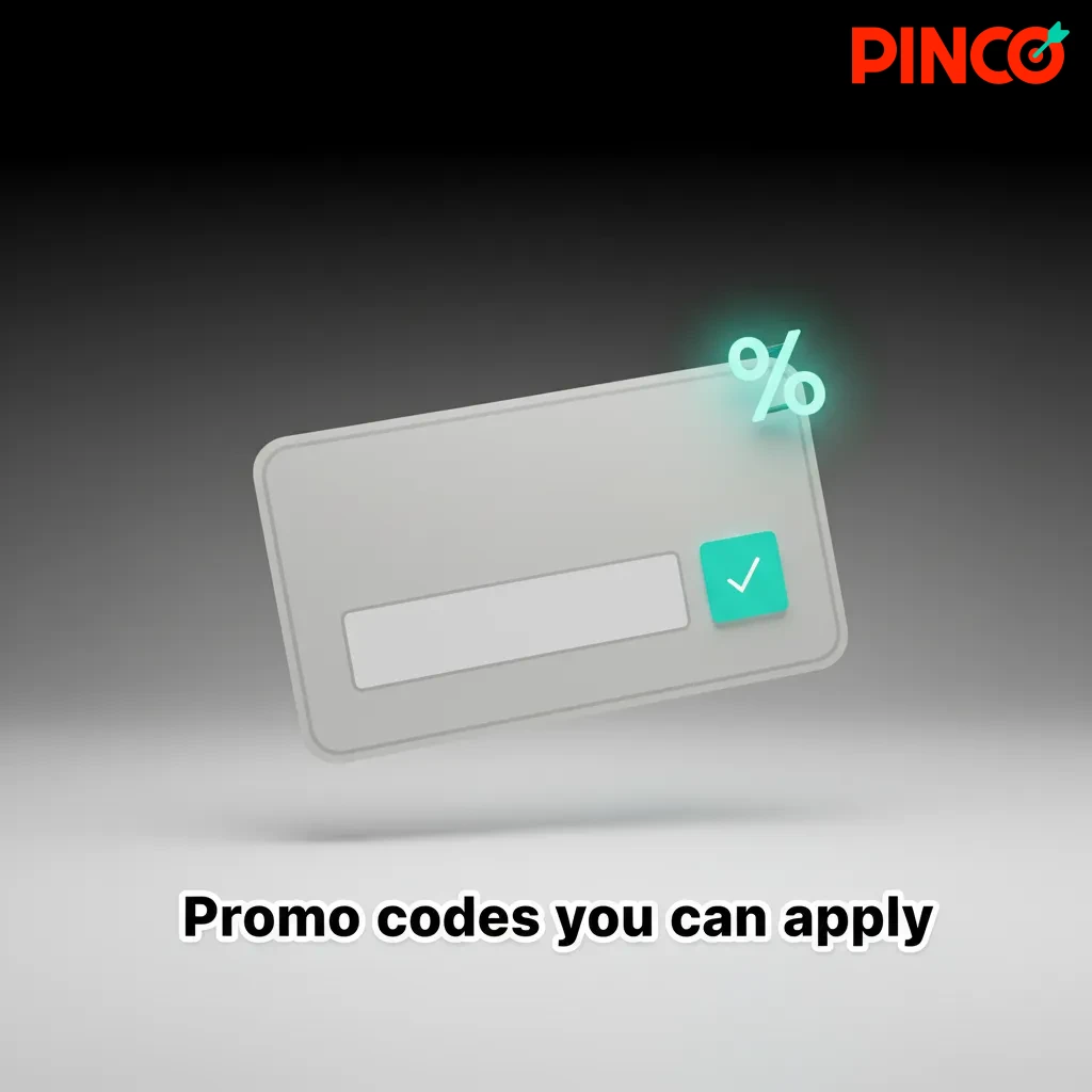 Promo codes list: PINCO250FS +100FS casino; PINCOSPORT bet insurance up to C$250; PINCOAPP app reload. Enter at cashier.