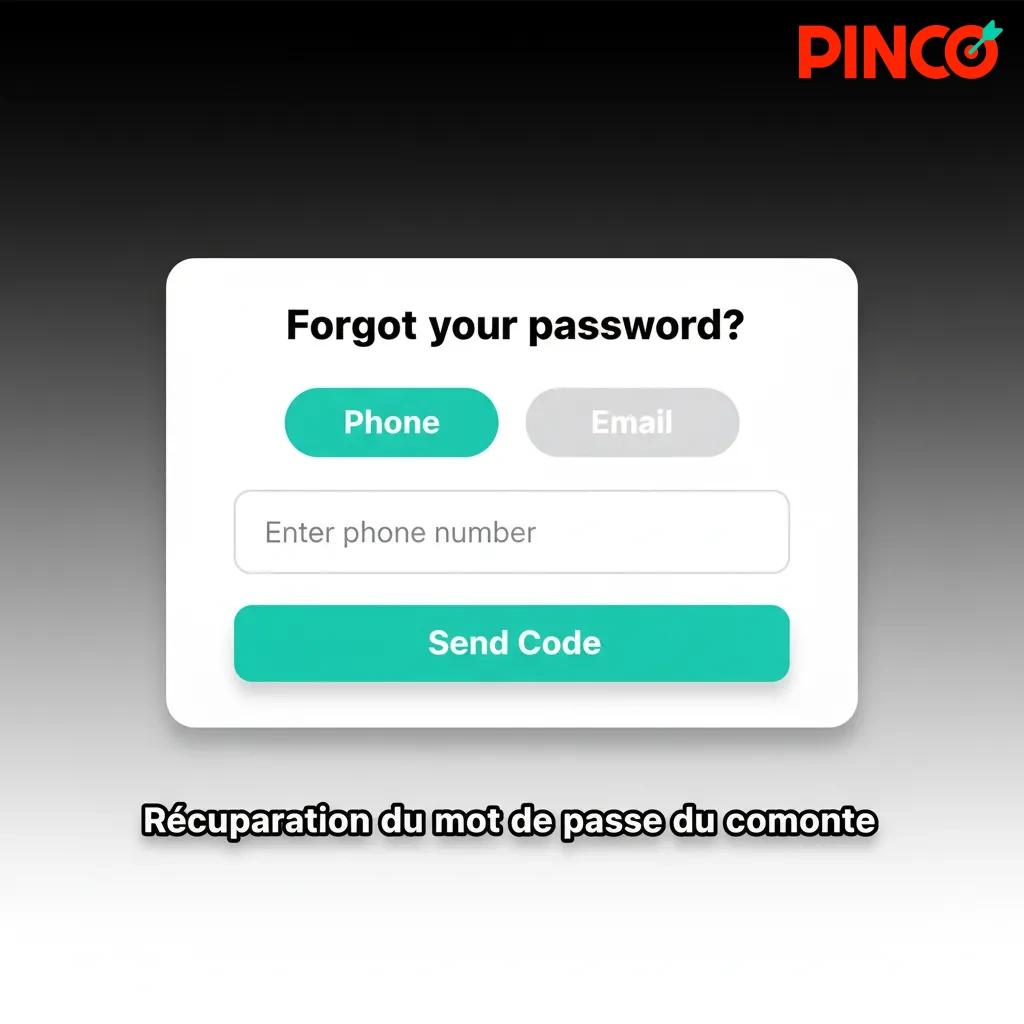 Illustration de récupération de mot de passe: lien 'Mot de passe oublié', réinitialisation par courriel ou SMS, 2FA.