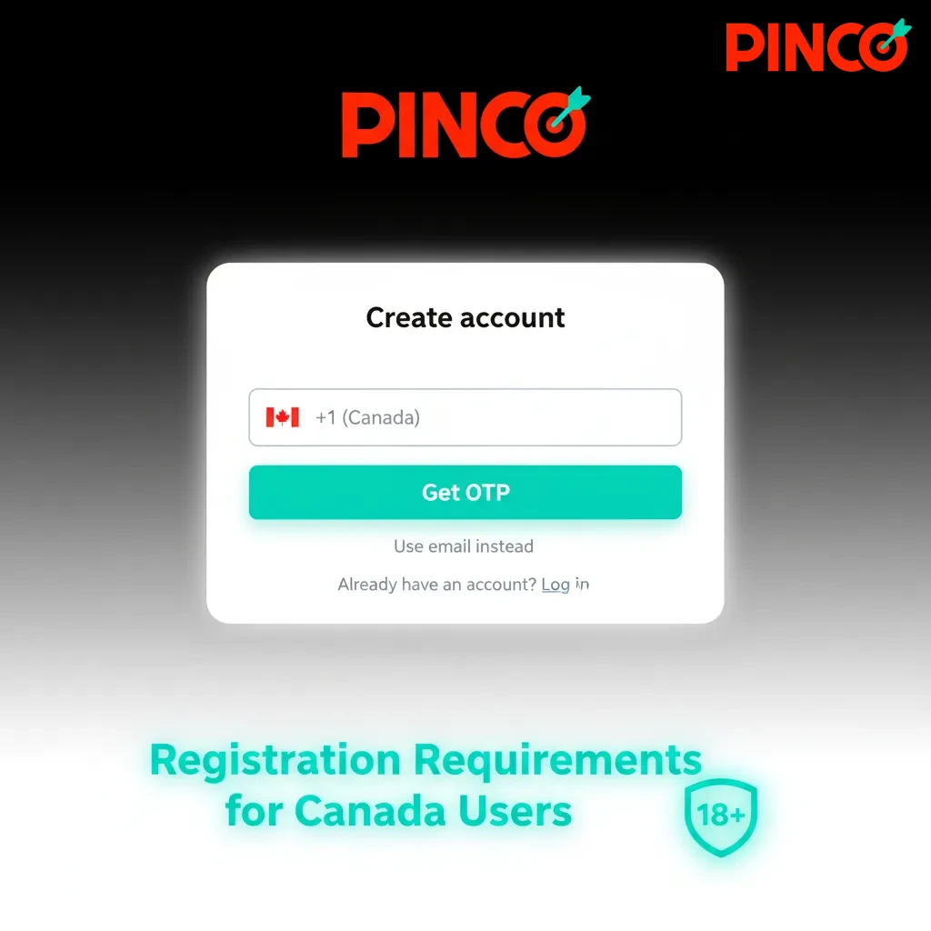Canada registration: age 19+ (18 AB/MB/QC), gov ID, proof of address, geolocation in Canada, one account per person.