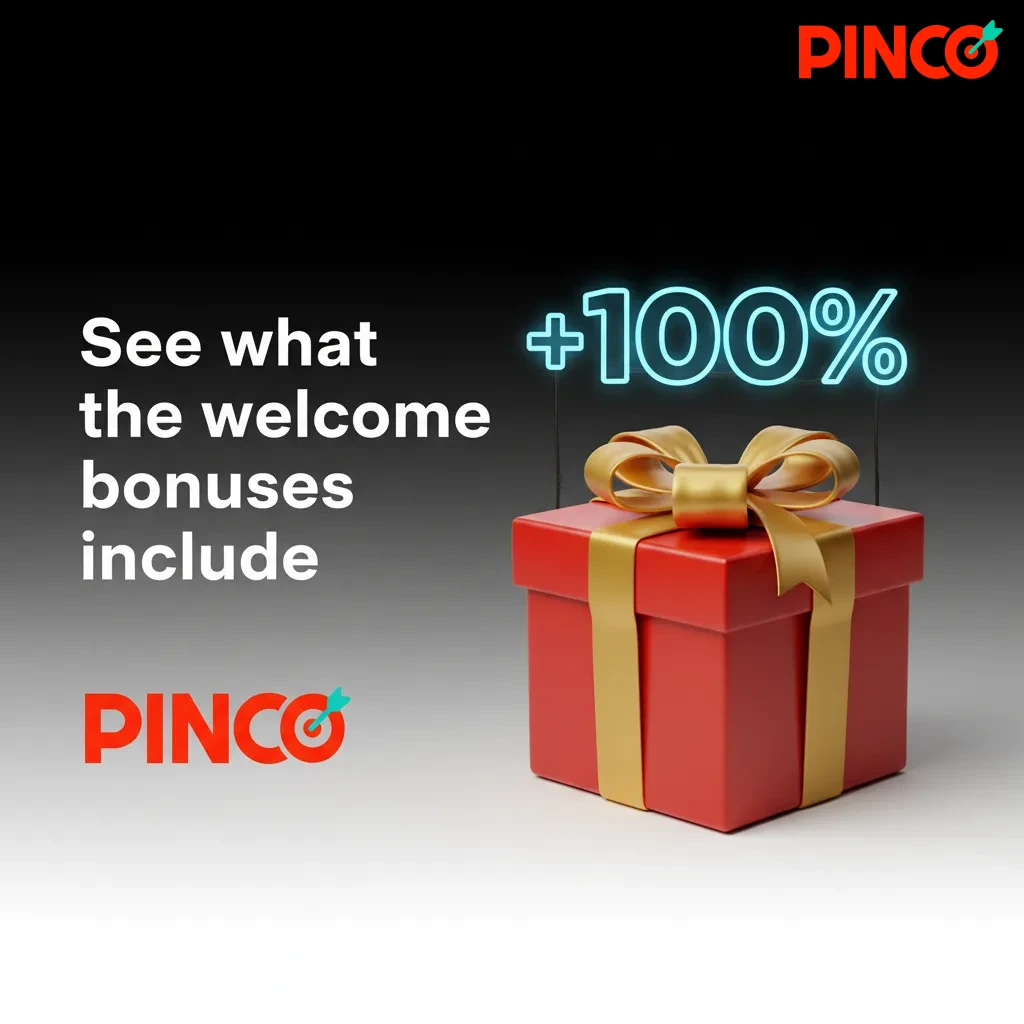 Pinco welcome bonuses: 200% up to C$3,000 +100 FS; 100% up to C$2,500 +75 FS; 50% up to C$2,000 +75 FS; 35x; C$20 min.