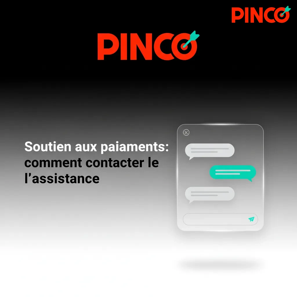 Soutien aux paiements Pinco: contacter l’assistance—chat 24/7, courriel, formulaire sécurisé, centre d’aide.