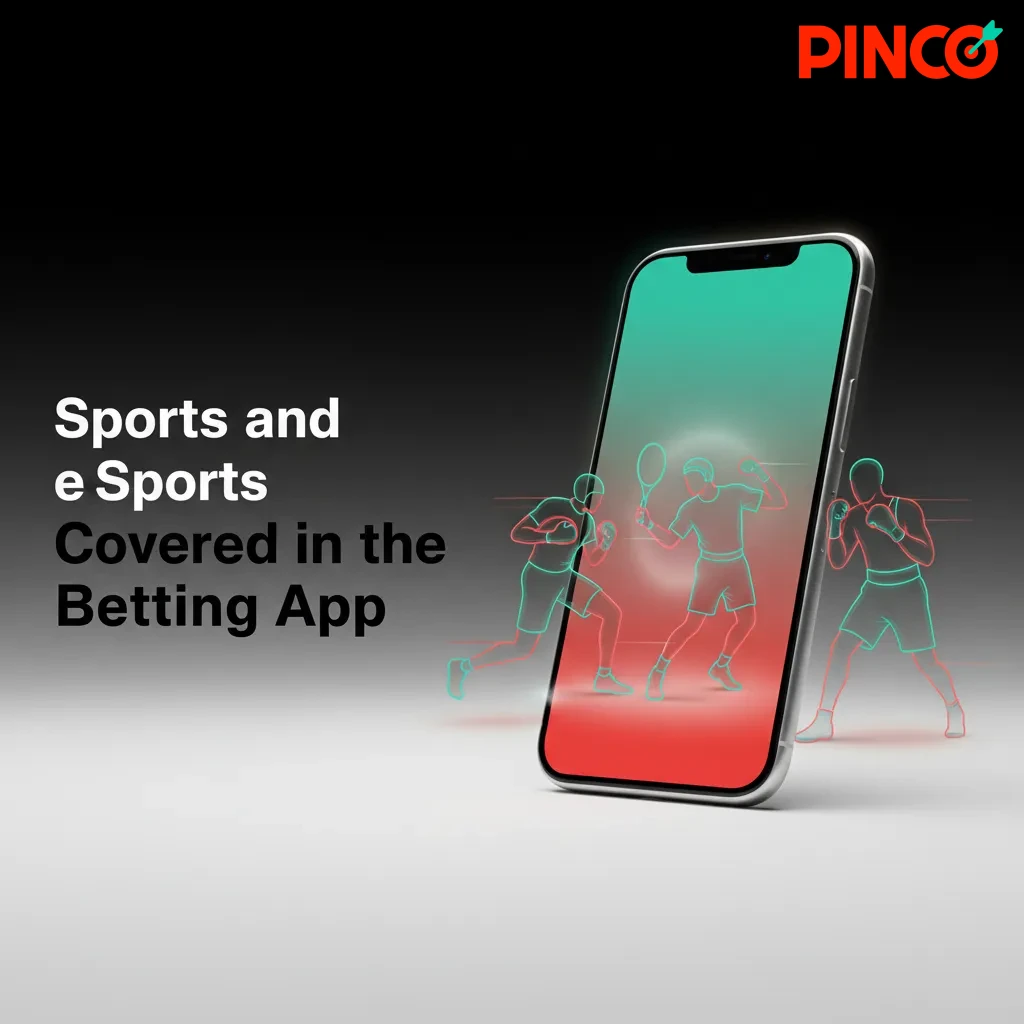 Betting app showing pre-match and live markets for major sports and eSports, with odds, stats, and live trackers/streams.