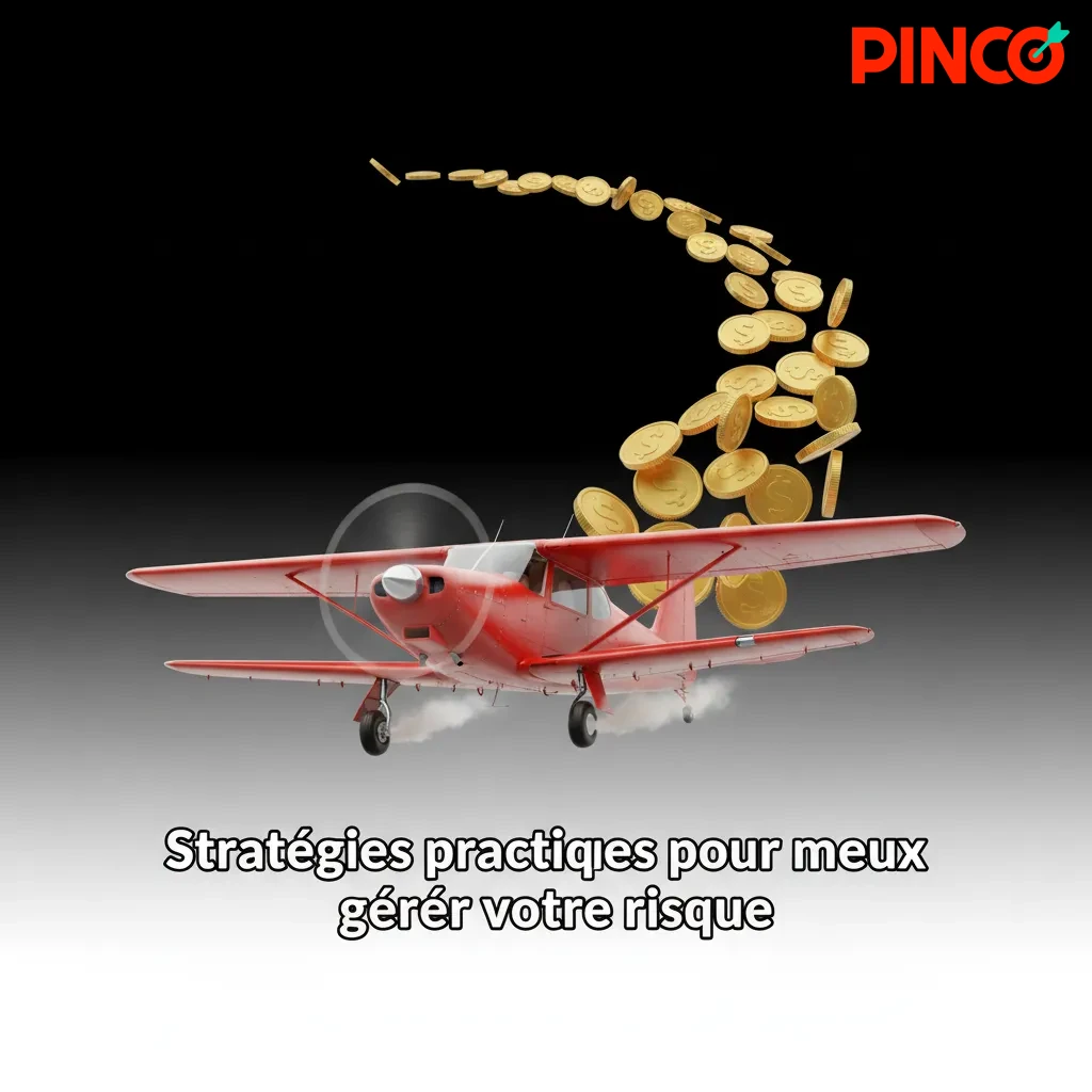Infographie: stratégies de gestion du risque, auto cashout x1,3–x2, 2 paris, budget, test démo, pauses après pertes.