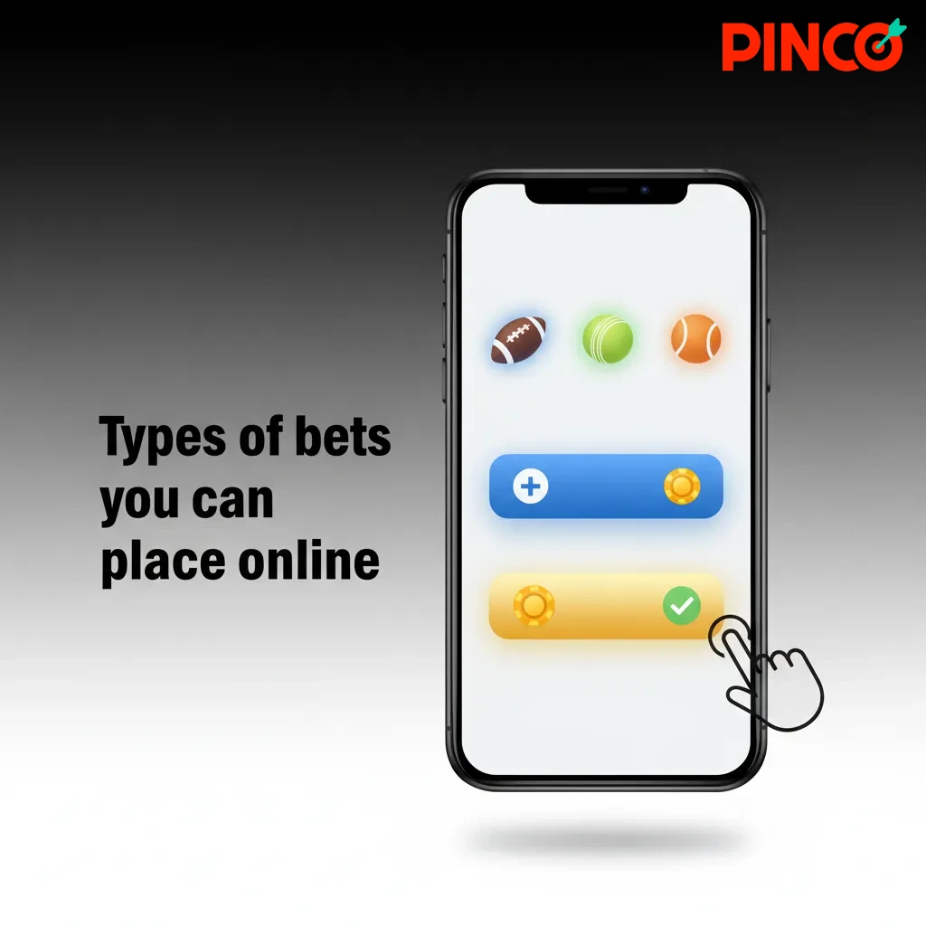Chart of online bet types—Single, Express (Parlay), System—comparing risk, required wins, and potential returns.