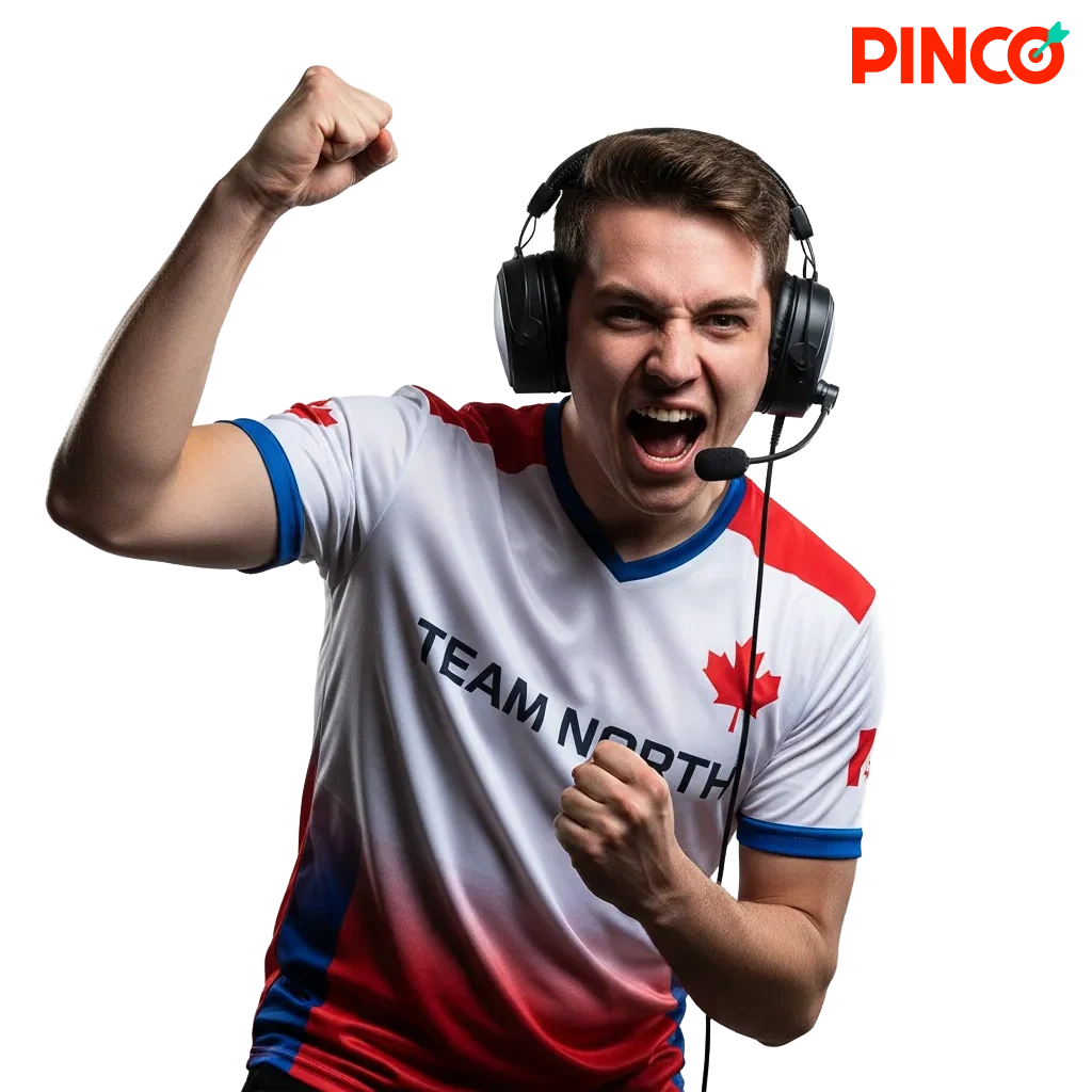 Esports betting hub with live odds, big wins, mobile app, wide markets, and a C$7,500 + 250FS welcome offer.