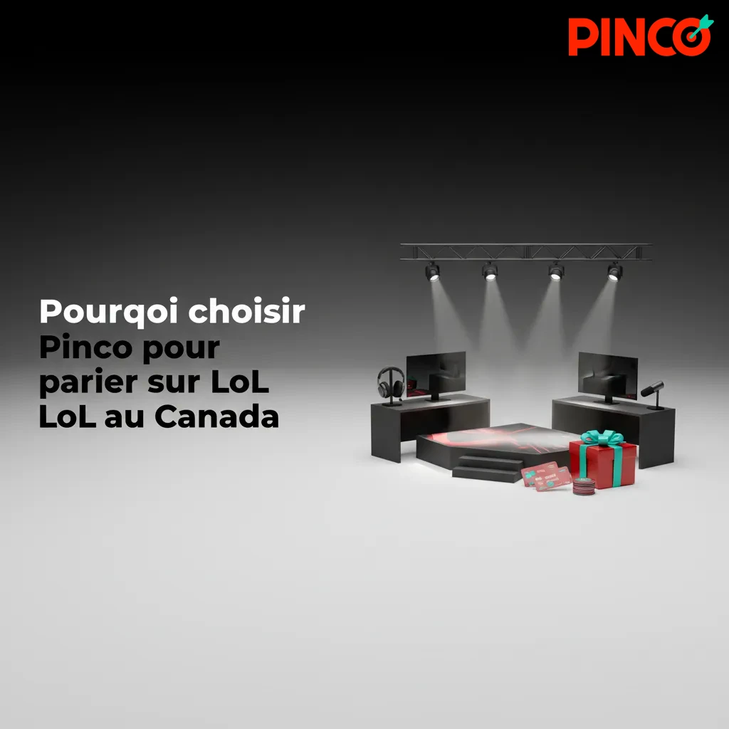 Pinco: paris LoL Canada, cotes élevées, bonus C$7,500+250FS, Interac, support 24/7 FR/EN, app intuitive, cashout.