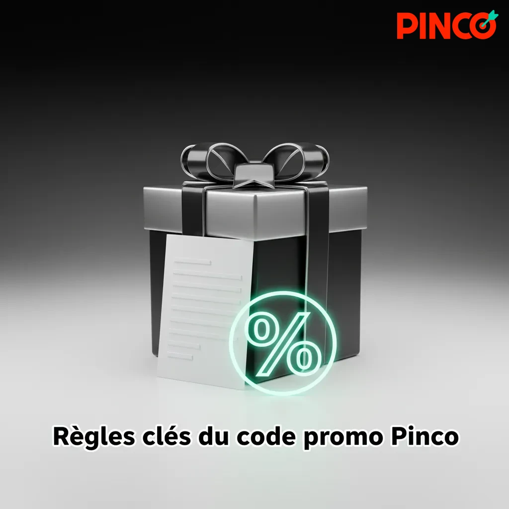 Infographie: règles du code promo Pinco — 18+, Canada, jusqu’à 7 500 $ + 250 tours, mise x35, KYC, limites, expiration.