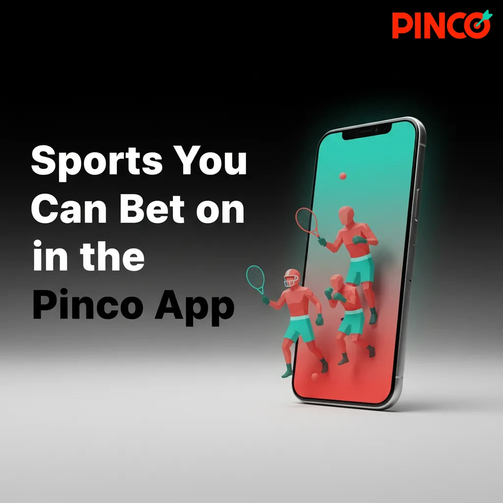 Pinco sports betting app screen with live and pre-match odds for NHL, NFL, NBA, MLB, soccer, tennis, MMA, eSports, and more.