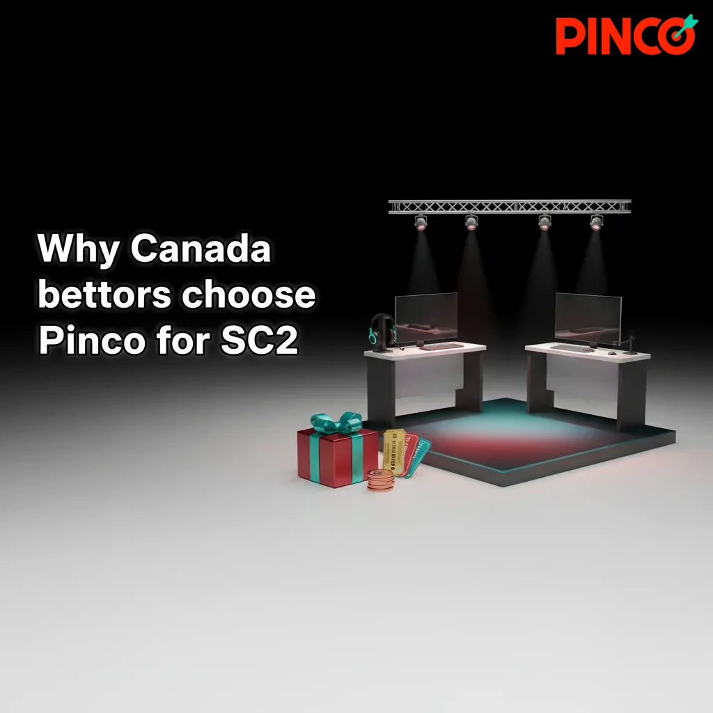 Pinco for SC2 in Canada: C$7,500 + 250FS, Interac payments, pre-match & live betting, 24/7 support, competitive odds.