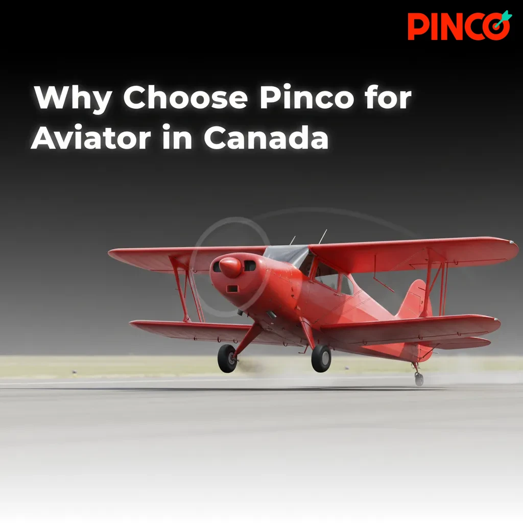 Pinco Aviator Canada promo: fast crash rounds, mobile play, Interac deposits, welcome bonus, Auto Bet and Auto Cash Out.