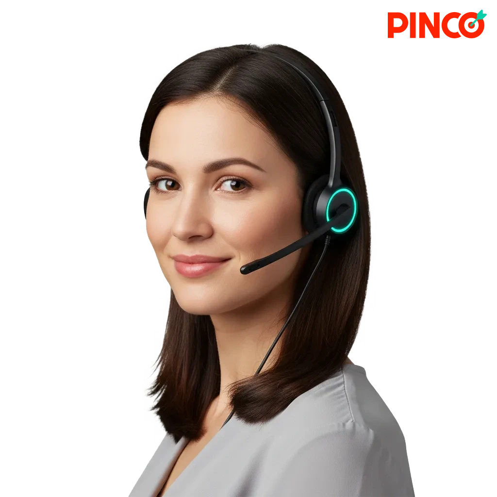 Pinco Canada contacts: email, live chat (<2 min), phone, messengers, social; English & French support.