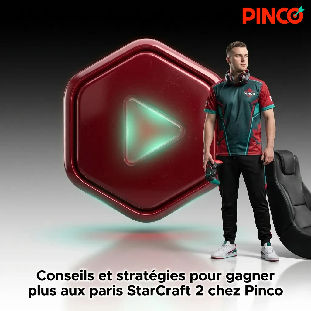 StarCraft 2 betting strategy guide showing bankroll management and match analysis tips for Pinco platform users