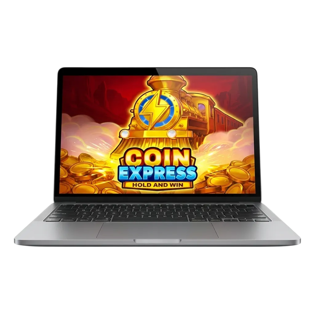 Coin Express slot game interface showing high-volatility casino action with bonus features on Pinco Canada platform