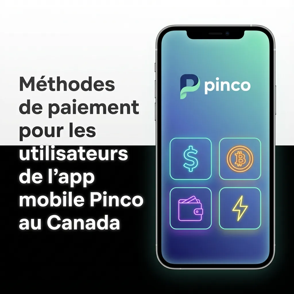 Pinco mobile app payment methods for Canadian users including Interac, credit cards, and cryptocurrency options